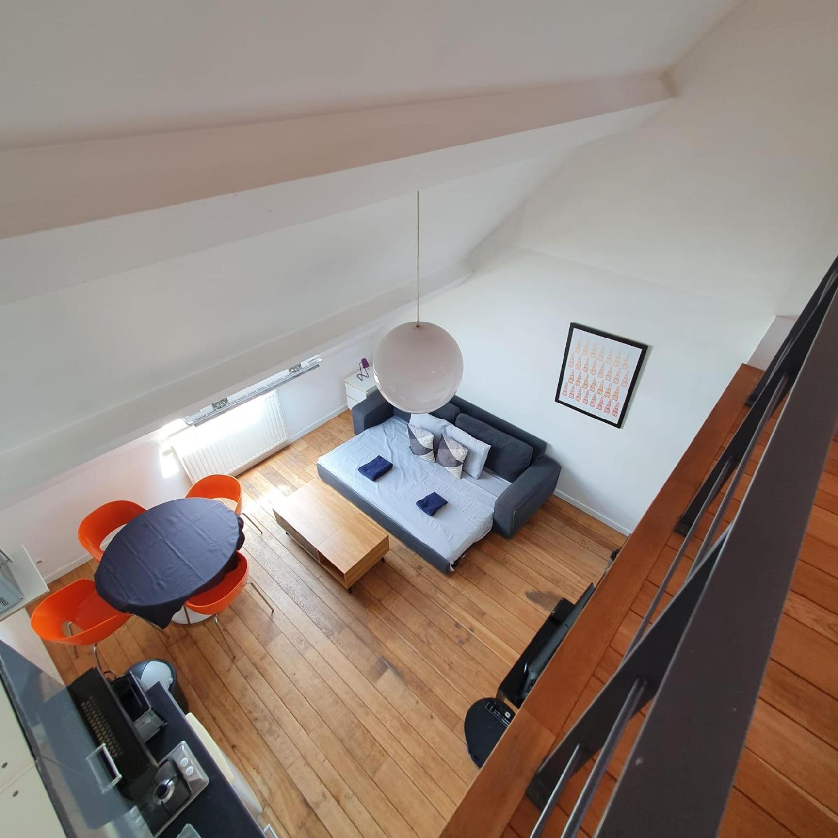 Penthouse Duplex Cosy 2 Chambres Au Coeur De Bruxelles Bagian luar foto
